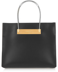 Черная кожаная большая сумка от Balenciaga