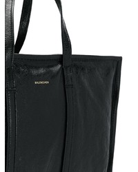 Мужская черная кожаная большая сумка от Balenciaga