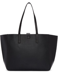 Черная кожаная большая сумка от Mackage