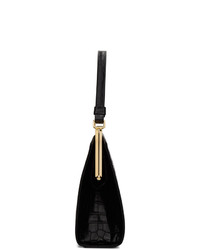 Черная кожаная большая сумка от Mansur Gavriel