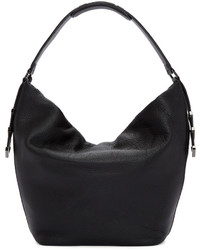 Черная кожаная большая сумка от Mackage