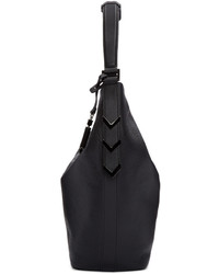 Черная кожаная большая сумка от Mackage