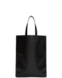 Черная кожаная большая сумка от Comme des Garcons Wallets