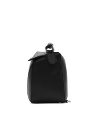 Черная кожаная большая сумка от Loewe