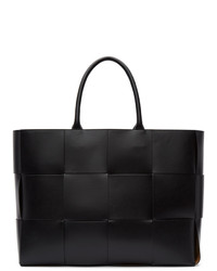 Мужская черная кожаная большая сумка от Bottega Veneta