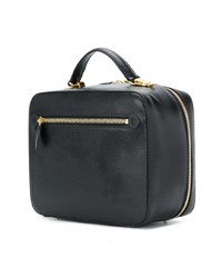 Черная кожаная большая сумка от MARK CROSS