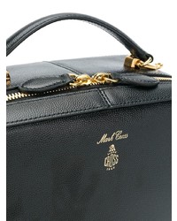 Черная кожаная большая сумка от MARK CROSS