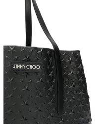 Мужская черная кожаная большая сумка от Jimmy Choo