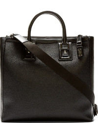 Мужская черная кожаная большая сумка от Dolce & Gabbana