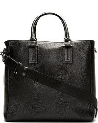 Мужская черная кожаная большая сумка от Dolce & Gabbana