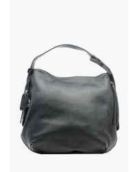 Черная кожаная большая сумка от Edmins