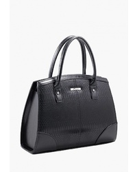 Черная кожаная большая сумка от El Masta