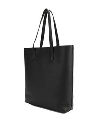 Мужская черная кожаная большая сумка от Burberry