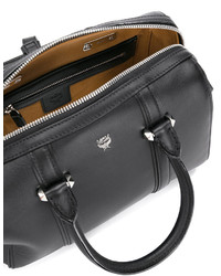 Черная кожаная большая сумка от MCM