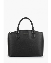 Черная кожаная большая сумка от Fabio Bruno