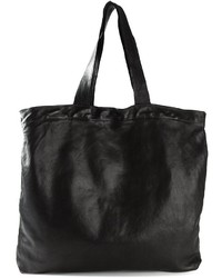 Мужская черная кожаная большая сумка от Guidi