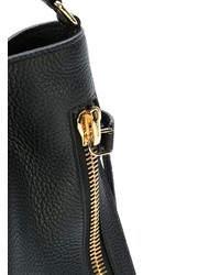 Черная кожаная большая сумка от Tom Ford