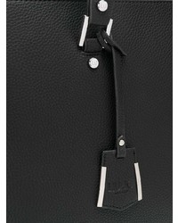 Черная кожаная большая сумка от Liu Jo