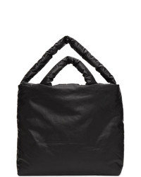 Мужская черная кожаная большая сумка от Kassl Editions
