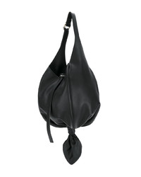 Черная кожаная большая сумка от JW Anderson