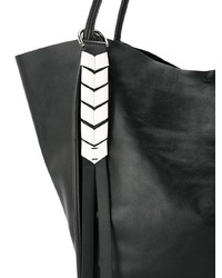 Черная кожаная большая сумка от Proenza Schouler