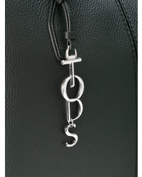 Черная кожаная большая сумка от Tod's