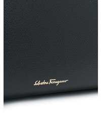 Черная кожаная большая сумка от Salvatore Ferragamo