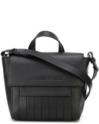 Черная кожаная большая сумка от McQ by Alexander McQueen