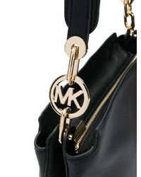 Черная кожаная большая сумка от MICHAEL Michael Kors