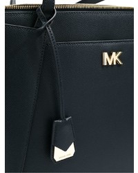 Черная кожаная большая сумка от MICHAEL Michael Kors