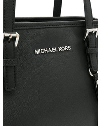 Черная кожаная большая сумка от MICHAEL Michael Kors