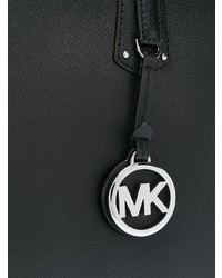 Черная кожаная большая сумка от MICHAEL Michael Kors