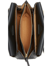 Черная кожаная большая сумка от MCM