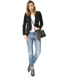 Черная кожаная большая сумка от Botkier