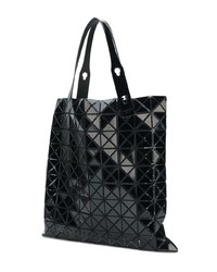 Черная кожаная большая сумка от Bao Bao Issey Miyake