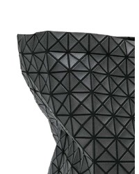 Мужская черная кожаная большая сумка от Bao Bao Issey Miyake