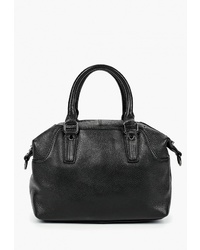 Черная кожаная большая сумка от Roberto Jolini