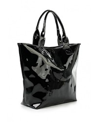 Черная кожаная большая сумка от Seafolly