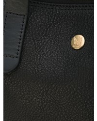 Мужская черная кожаная большая сумка от Mismo