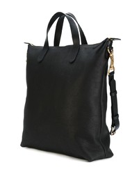 Мужская черная кожаная большая сумка от Mismo