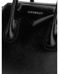 Черная кожаная большая сумка от Givenchy