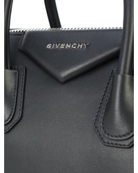 Черная кожаная большая сумка от Givenchy