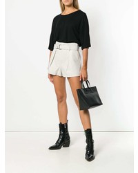 Черная кожаная большая сумка от Tom Ford