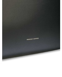 Черная кожаная большая сумка от Mansur Gavriel
