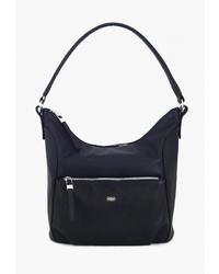 Черная кожаная большая сумка от Solo