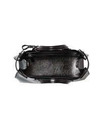 Черная кожаная большая сумка от Burberry