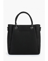 Черная кожаная большая сумка от Ventoro