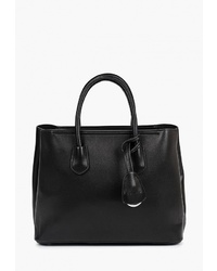 Черная кожаная большая сумка от Ventoro