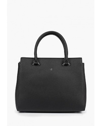 Черная кожаная большая сумка от Ventoro