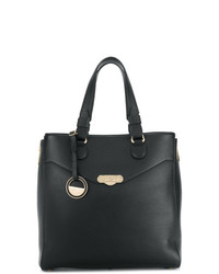 Черная кожаная большая сумка от Versace Collection